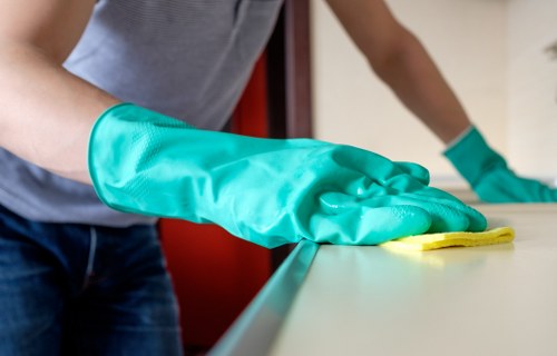 Local cleaning team working in an Earlscourt residential home