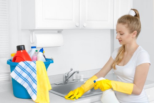 Technician removing dust and debris during mattress cleaning in Earlscourt