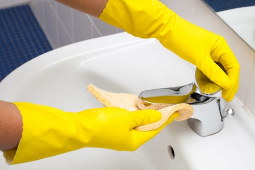 Detailed kitchen and bathroom cleaning during a one off clean in Earlscourt